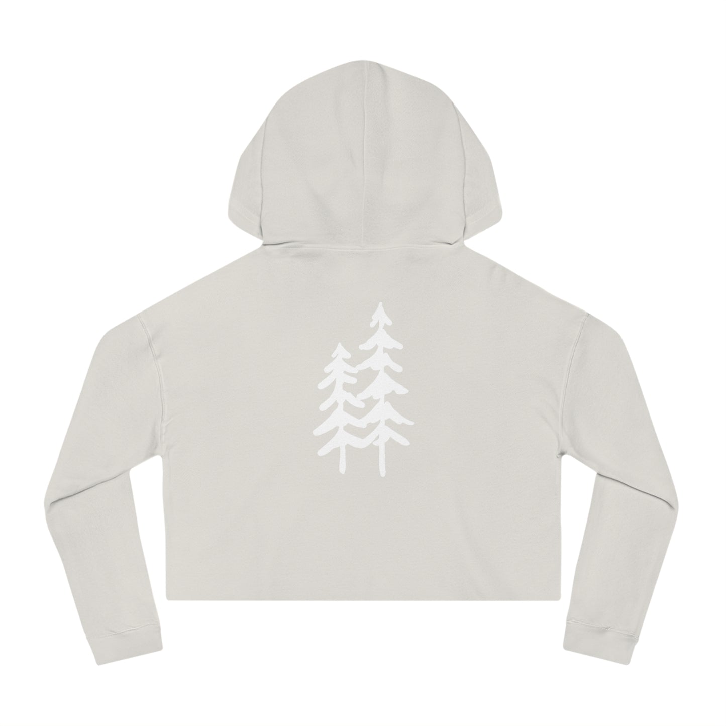 Bäume Crop Hoodie