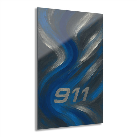 911 Abstract Acrylic Print