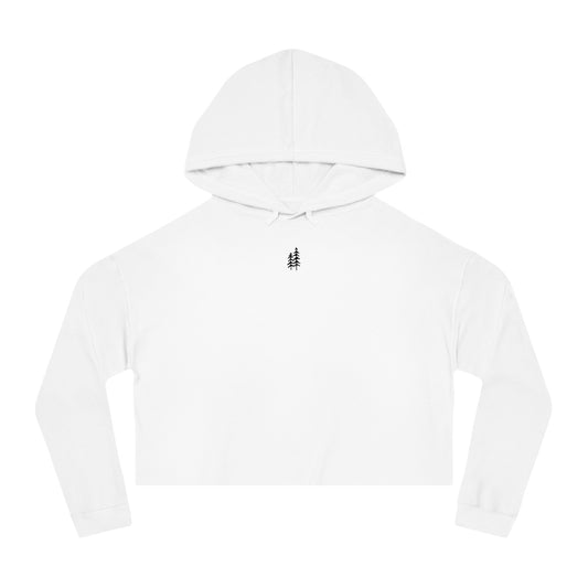 Bäume Crop Hoodie