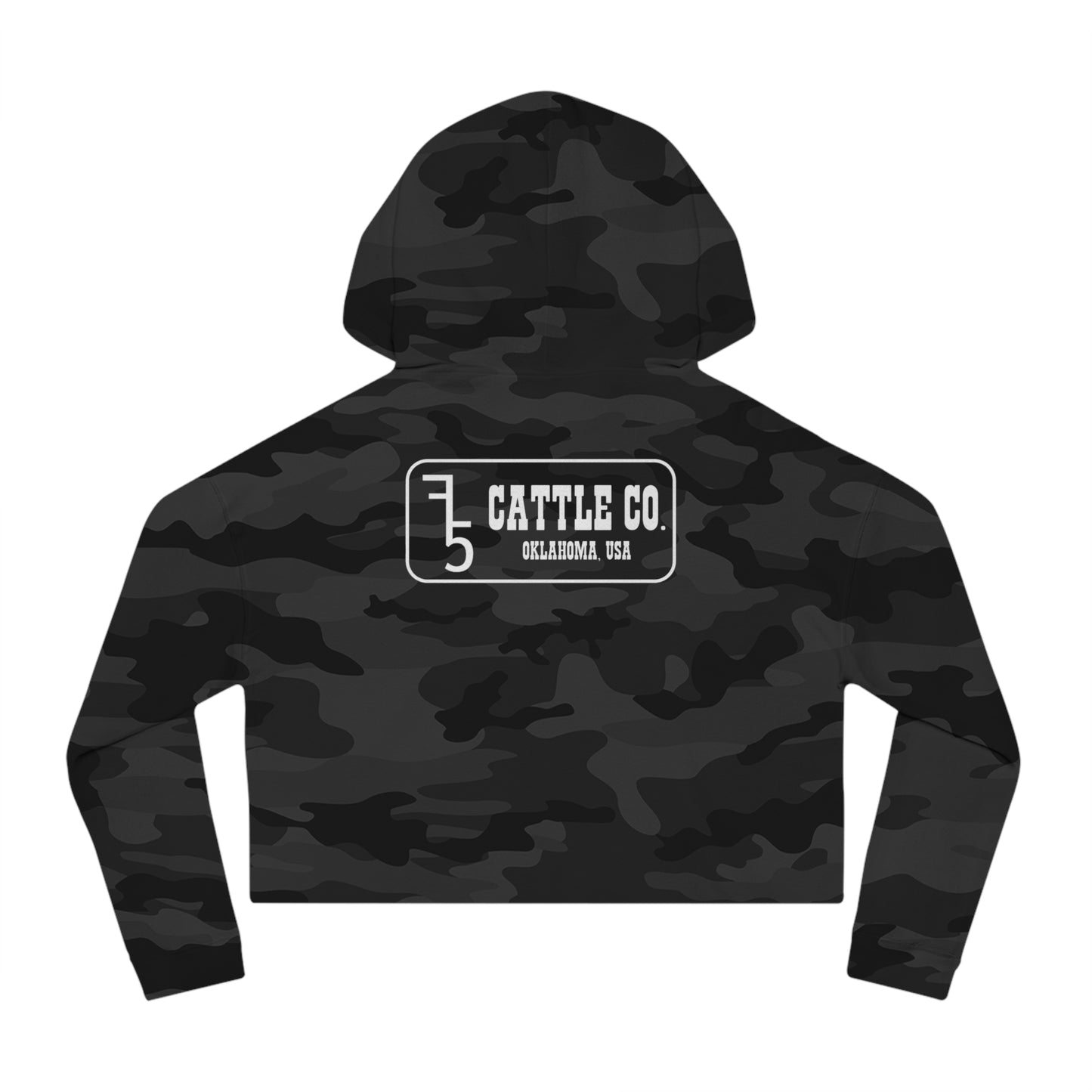 Patch Crop Hoodie