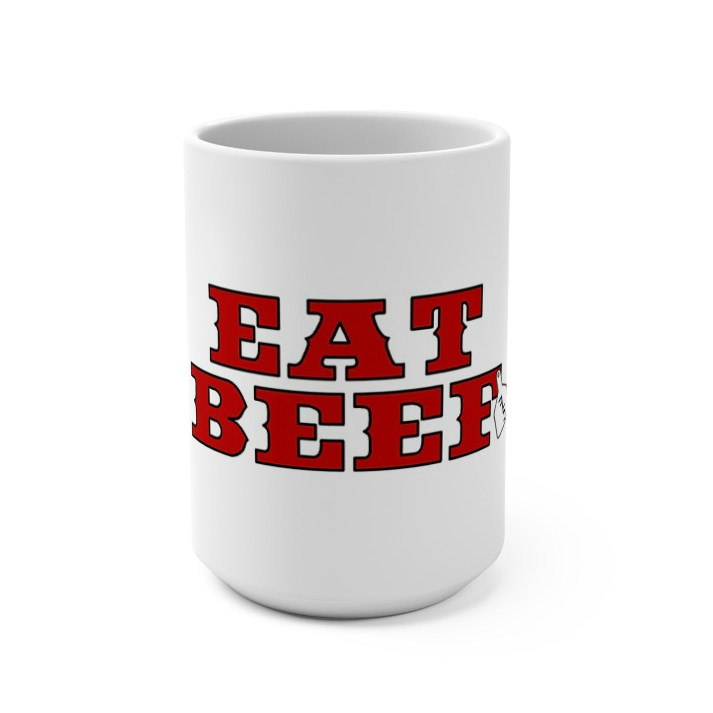 Eat Beef Coffee Cup