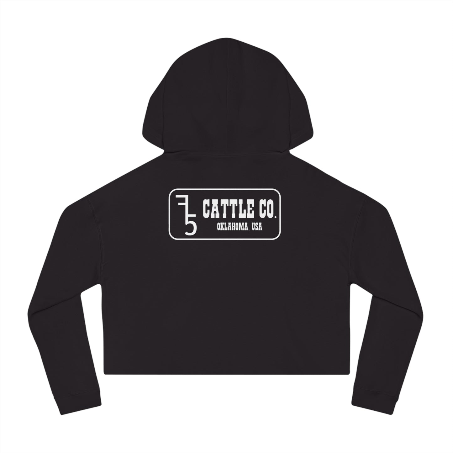 Patch Crop Hoodie