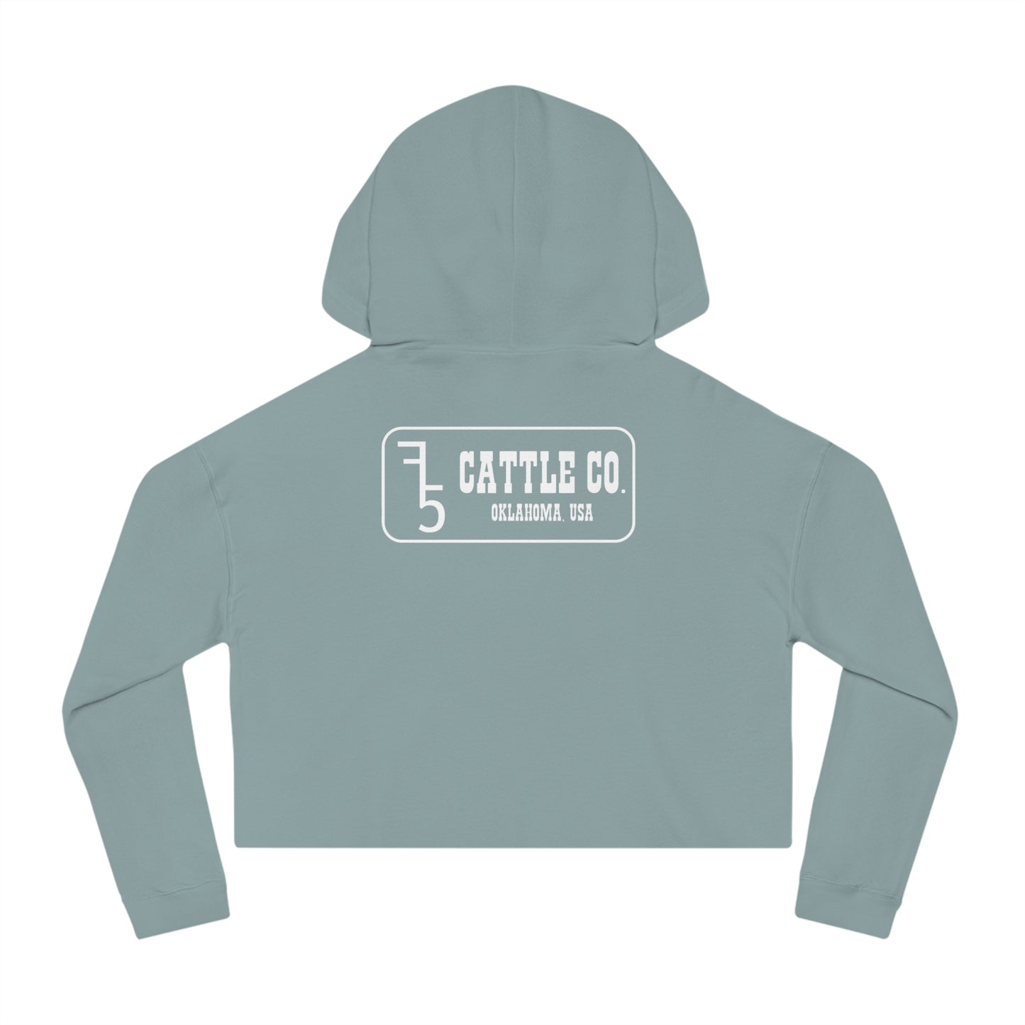 Patch Crop Hoodie